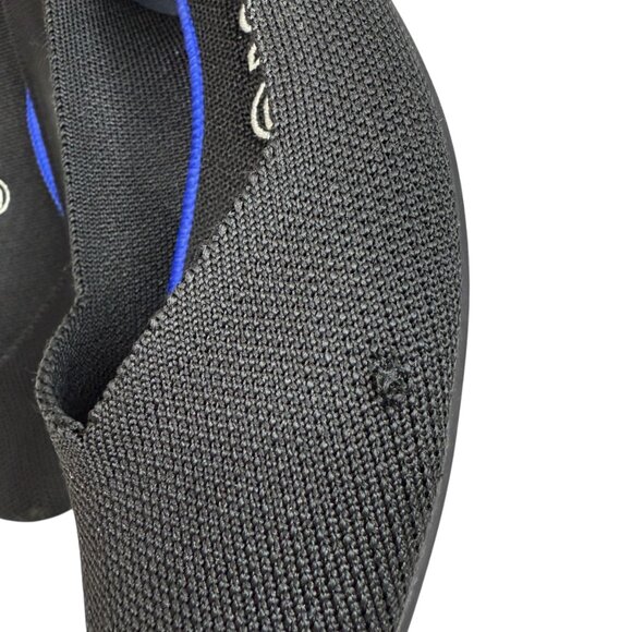 Rothy's The Flat Round Toe Black Slip On Ballet Flats Women's Size 7 - Picture 7 of 9